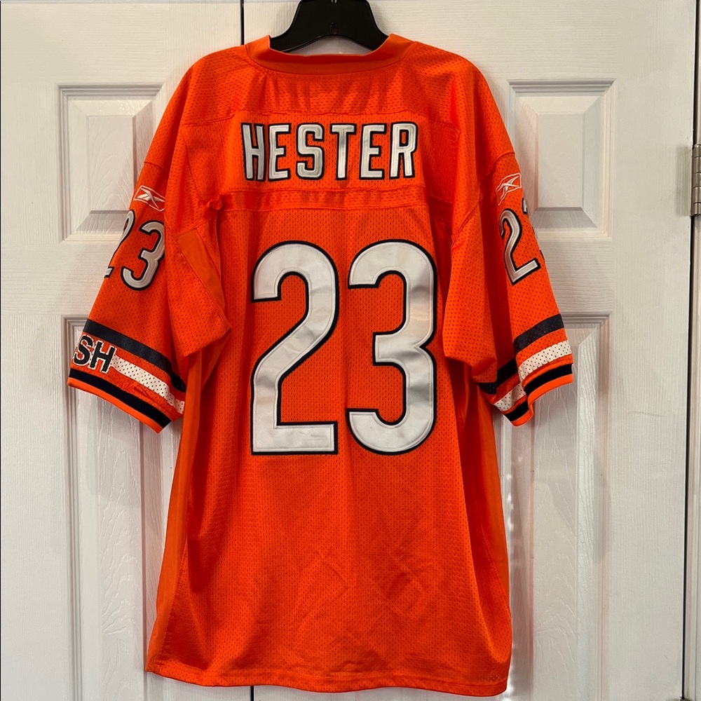 NFL Orange Jersey with Black and White Accents